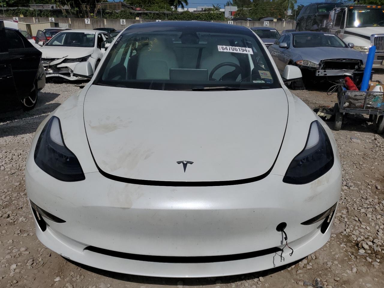 Lot #2972318615 2023 TESLA MODEL 3