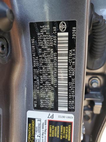 VIN 4T1BF1FK9FU873815 2015 Toyota Camry, LE no.12