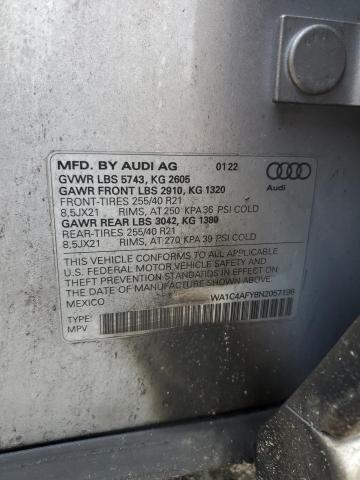 2022 AUDI SQ5 PRESTI WA1C4AFY8N2057198