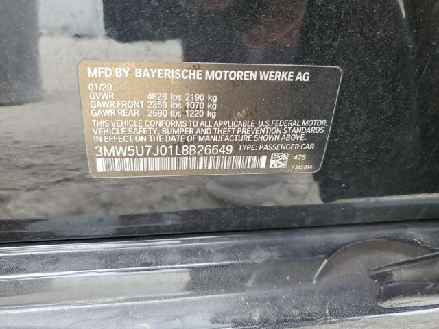 2020 BMW M340I - 3MW5U7J01L8B26649