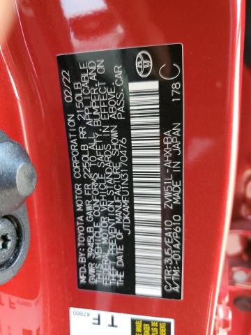 2022 TOYOTA PRIUS NIGH - JTDKAMFU1N3170476