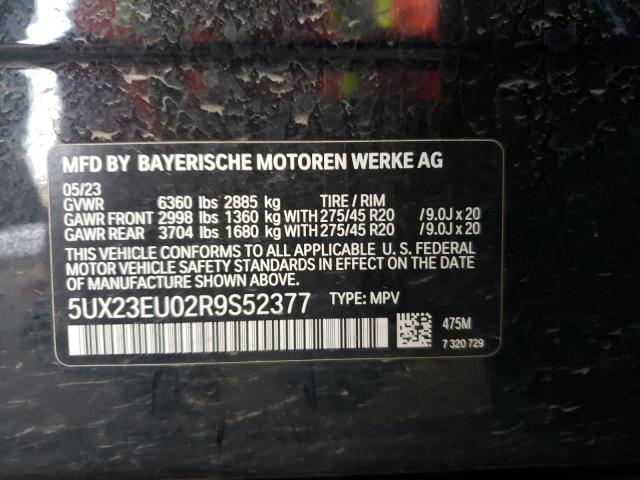 VIN 5UX23EU02R9S52377 2024 BMW X5, Xdrive40I no.13