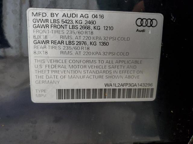 VIN WA1L2AFP3GA143296 2016 Audi Q5, Premium Plus no.13