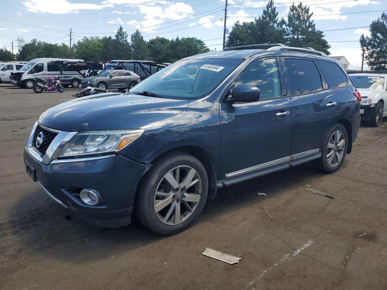 2013 Nissan Pathfinder S vin: 5N1AR2MM3DC625012