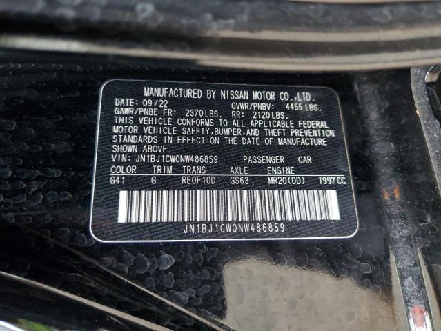 2022 Nissan Rogue Sport Sl VIN: JN1BJ1CW0NW486859 Lot: 61825094