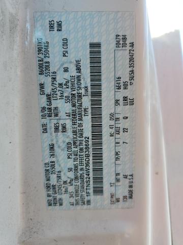 2006 Ford Econoline E250 Van VIN: 1FTNS24W36DB38692 Lot: 62444914