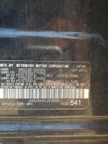 2020 MITSUBISHI OUTLANDER - JA4AZ3A34LZ016507