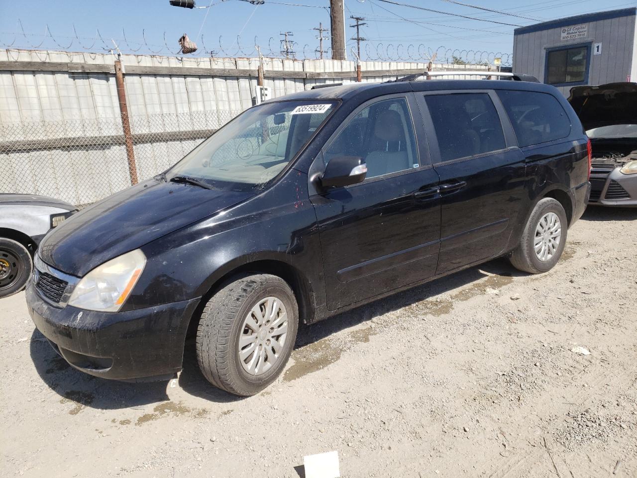 2012 Kia Sedona Lx vin: KNDMG4C76C6481354