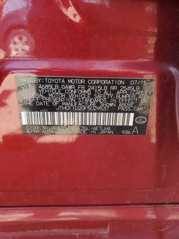 2015 Lexus Is 250 VIN: JTHCF1D20F5029537 Lot: 61768704