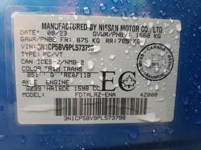 2023 NISSAN KICKS S - 3N1CP5BV9PL573798