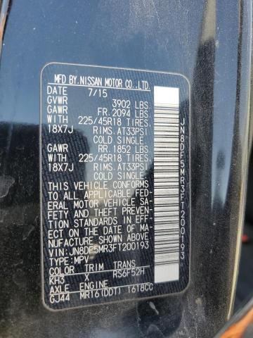 2015 NISSAN JUKE NISMO JN8DF5MR3FT200193