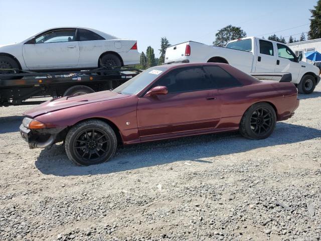 NISSAN SKYLINE 1990 burgundy   BNR32011442 photo #1