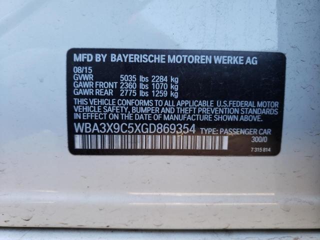 2016 BMW 335 XIGT - WBA3X9C5XGD869354