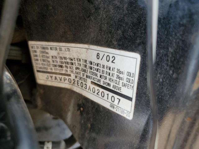 2003 YAMAHA XV1600 AS JYAVP02E03A020107