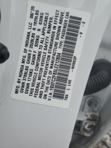2020 HONDA CIVIC SPOR - 19XFC2F85LE212804
