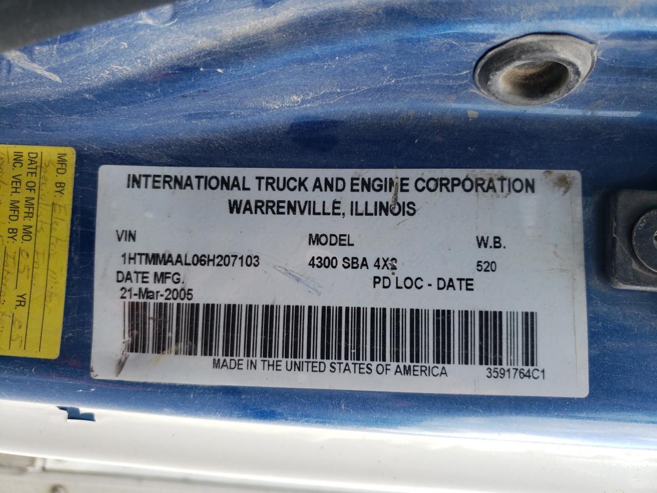 Lot #2686437884 2006 INTERNATIONAL 4000 4300