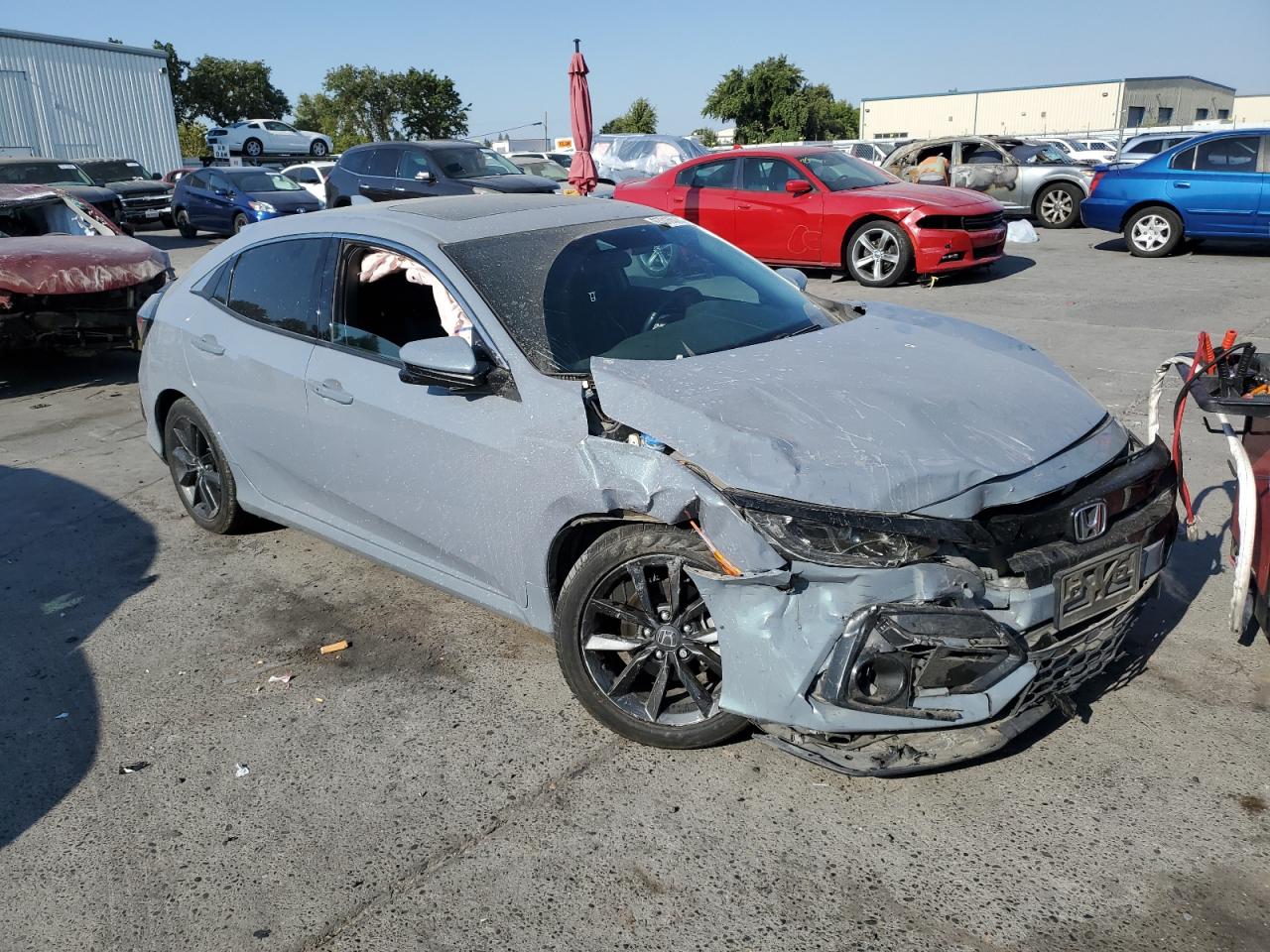 Lot #2872003304 2021 HONDA CIVIC EX