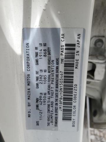 2022 MAZDA 3 - JM1BPBJY0N1503467