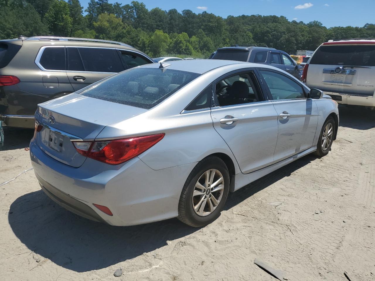 Lot #2735696789 2014 HYUNDAI SONATA GLS