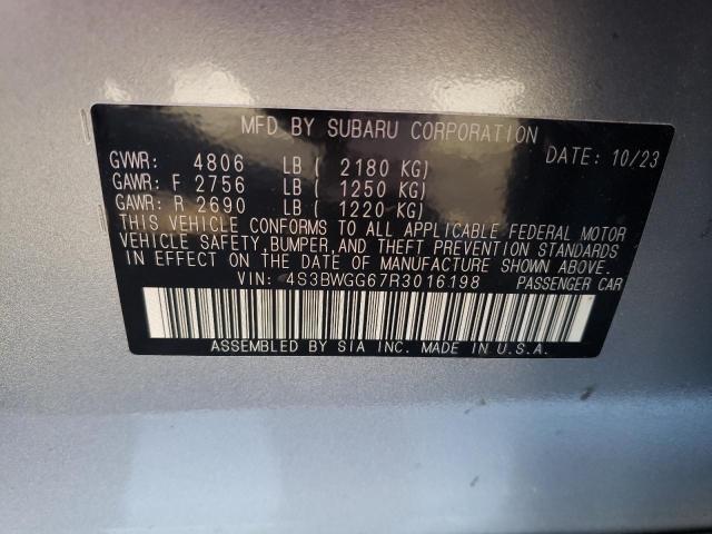 2024 SUBARU LEGACY SPO 4S3BWGG67R3016198