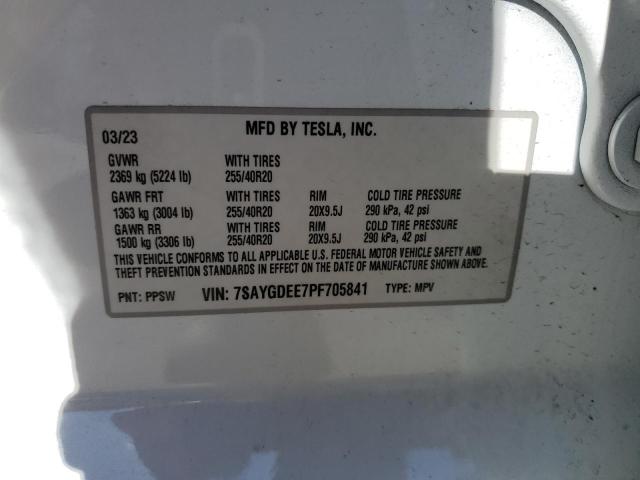 2023 TESLA MODEL Y - 7SAYGDEE7PF705841