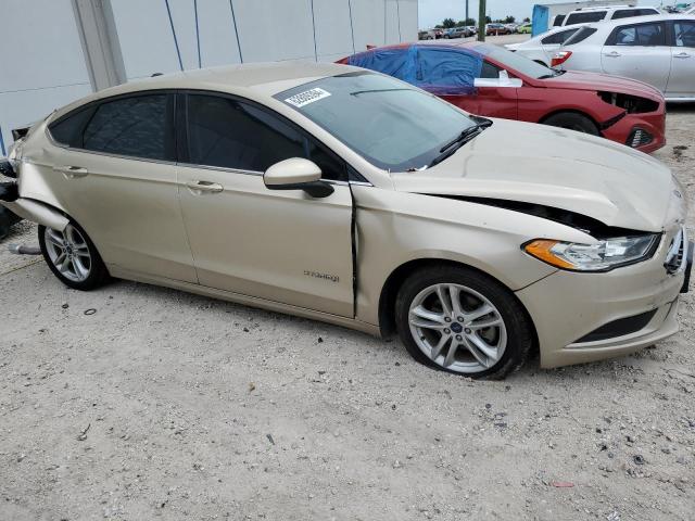 VIN 3FA6P0UU0JR142052 2018 Ford Fusion, S Hybrid no.4