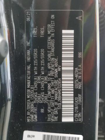 2021 Toyota Highlander Xse VIN: 5TDLZRBH4MS132854 Lot: 56474324