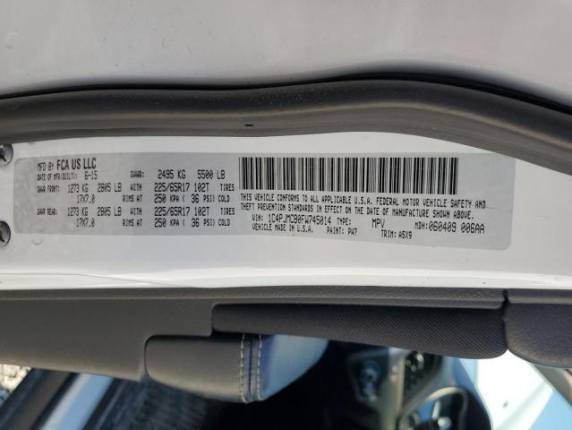 2015 Jeep Cherokee Latitude VIN: 1C4PJMCB0FW745014 Lot: 61439134