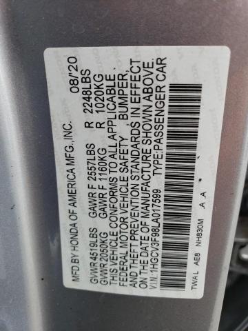 2020 HONDA ACCORD TOU - 1HGCV3F98LA017599