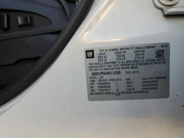 2017 GMC TERRAIN SL - 2GKFLPE34H6112286