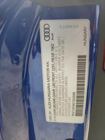 2016 AUDI TTS - TRUC1AFV0G1024568