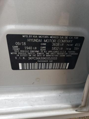 2019 HYUNDAI ACCENT LIM - 3KPC34A30KE052033