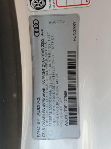 2015 Audi A3 Premium Plus VIN: WAU3FLFF3F1127589 Lot: 61996204