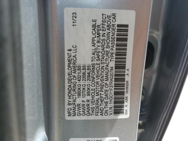 2024 Honda Accord Ex VIN: 1HGCY1F37RA020784 Lot: 63543984