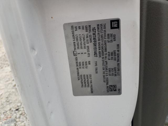 2017 GMC SAVANA G25 1GTW7AFF6H1914427