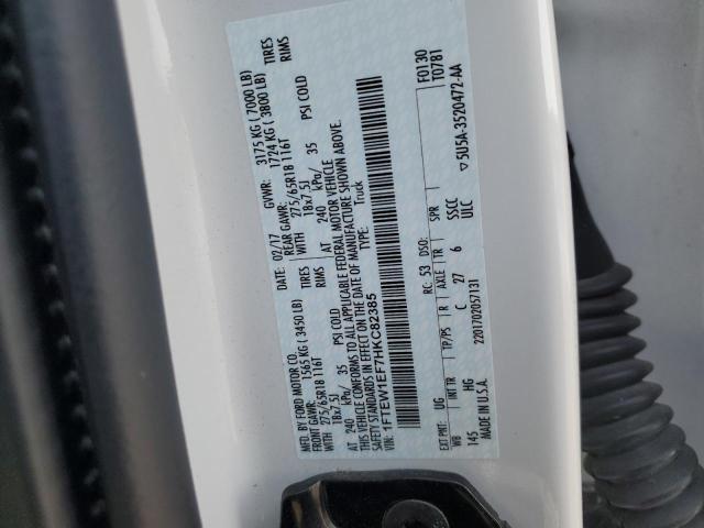 2017 FORD F150 SUPER - 1FTEW1EF7HKC82385