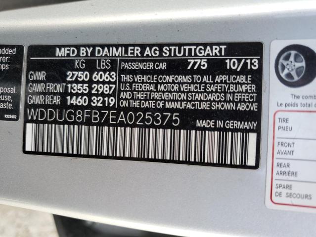 VIN WDDUG8FB7EA025375 2014 Mercedes-Benz S-Class, 5... no.12