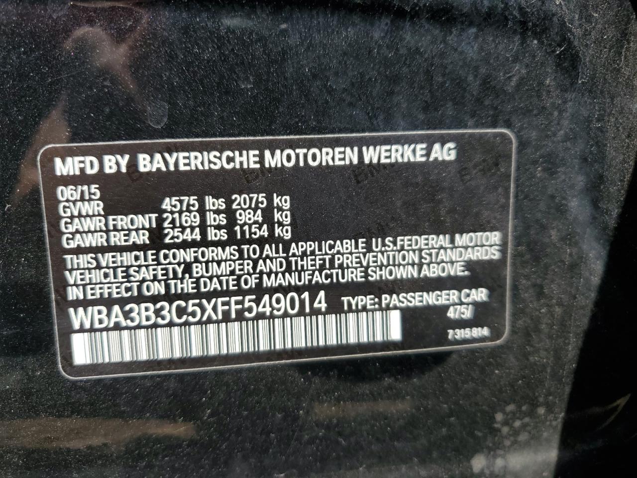 WBA3B3C5XFF549014 2015 BMW 328 Xi