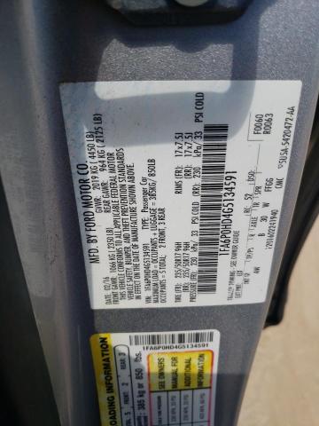 2016 Ford Fusion Se VIN: 1FA6P0HD4G5134591 Lot: 62060864