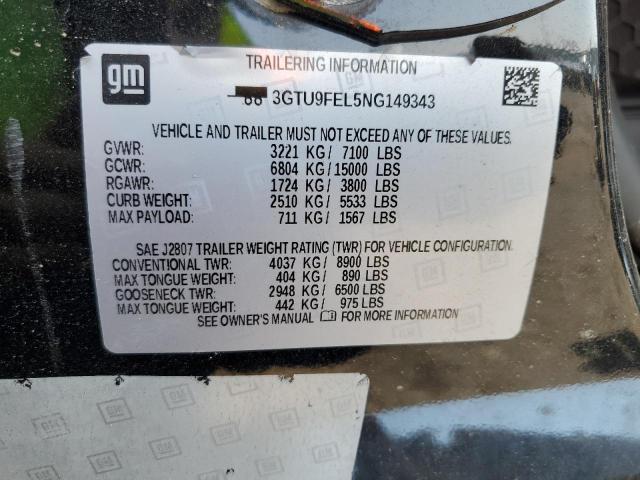 2022 GMC SIERRA LIM - 3GTU9FEL5NG149343