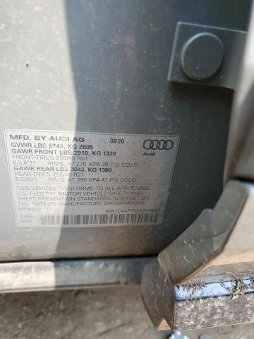 2021 AUDI SQ5 PRESTI WA1C4AFYXM2010821