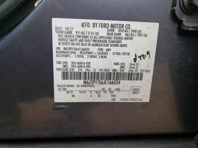2018 FORD ECOSPORT - MAJ3P1TE6JC166034