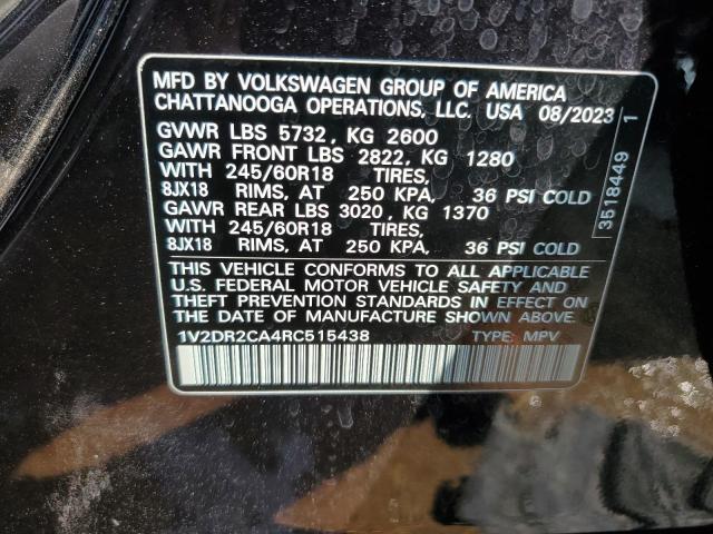 2024 VOLKSWAGEN ATLAS SE - 1V2DR2CA4RC515438