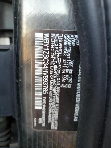 VIN WBY1Z8C34HV893785 2017 BMW I3, Rex no.13