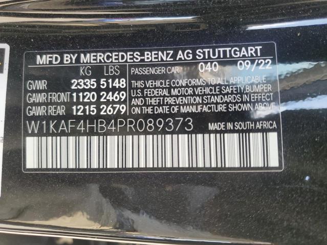 VIN W1KAF4HB4PR089373 2023 Mercedes-Benz C-Class, 3... no.12