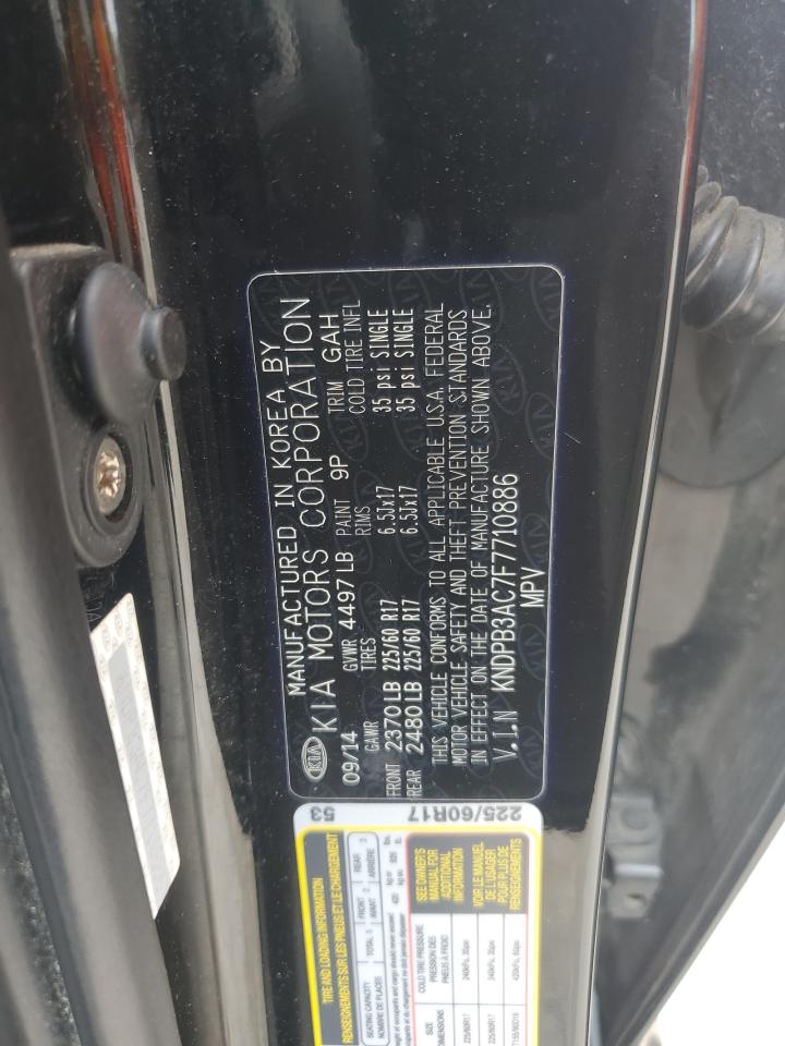 KNDPB3AC7F7710886 2015 Kia Sportage Lx