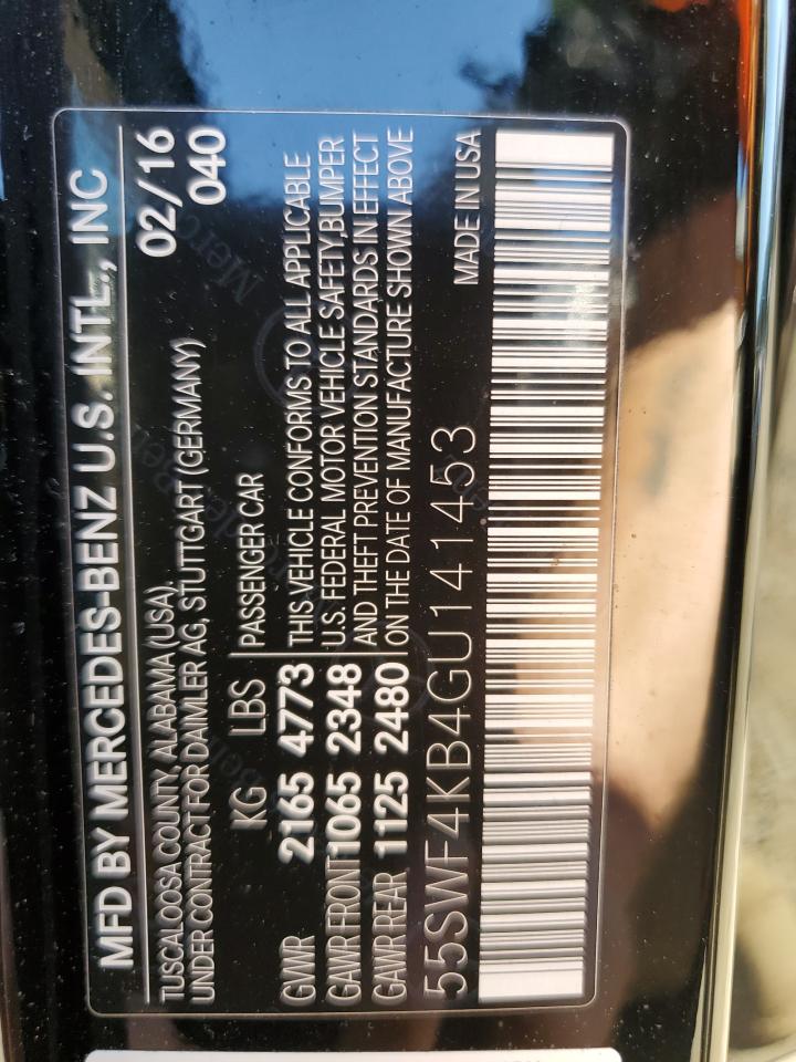 55SWF4KB4GU141453 2016 Mercedes-Benz C 300 4Matic