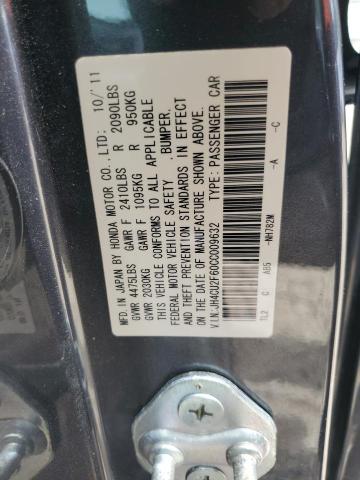 2012 Acura Tsx Tech VIN: JH4CU2F60CC009632 Lot: 62085294