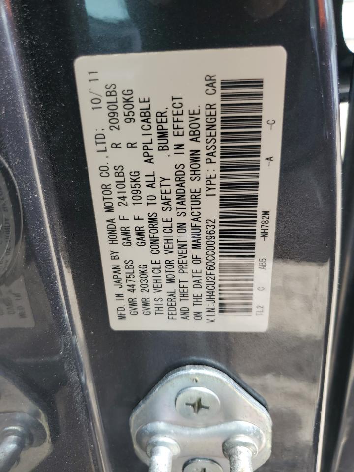 JH4CU2F60CC009632 2012 Acura Tsx Tech