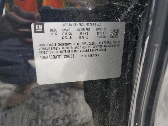 2013 Cadillac Ats VIN: 1G6AA5RA7D0139853 Lot: 62098224